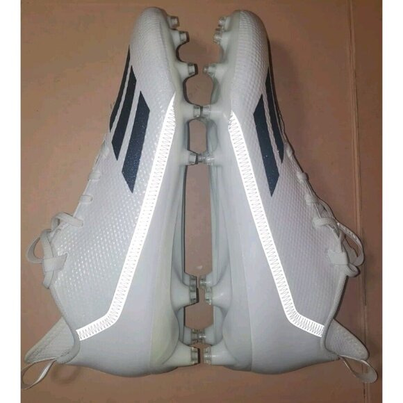 ADIDAS ADIZERO FOOTBALL CLEATS MEN\'S SIZE 15 WHITE/BLUE HP8756 NEW main image 4